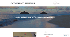 Desktop Screenshot of calvarychapelwindward.com