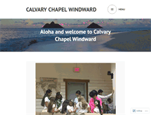 Tablet Screenshot of calvarychapelwindward.com